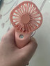 电小嘟适用手持纳米喷雾小风扇迷你加水可喷雾补水充电款usb静音桌面宿舍雾化加湿器学生便携式随身风扇 F3【粉色】喷雾风扇+4档充电款 1200mAh 实拍图