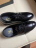 蜻蜓牌男士棉皮鞋男真皮冬季加绒保暖休闲黑色软皮内增高商务正装婚鞋子 黑色单里增高款 38 实拍图
