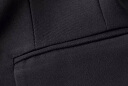 名流都会职业装女装套装长袖小西装女士正装工作西服面试 黑色西装+裤子（两粒扣） M（90-100斤） 实拍图
