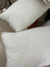 水星家纺枕头颈椎枕成人睡觉家用舒适酒店可水洗纯棉抗菌枕芯一对中枕48×74cm 实拍图