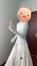 艾珠儿（Aizhuer）早春季穿搭法式蓝色长袖连衣裙子女2025年新款小个子气质减龄长裙 蓝色上衣+半身裙 M 实拍图