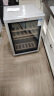 博世（BOSCH）145升专业冷藏43支装家用橡木酒架冷藏柜客厅恒温红酒柜KTW18V80TI 实拍图