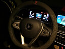 毅迅翻毛冬季汽车方向盘套毛绒保护套吸汗防滑保暖四季车载用品圆把套 圆型-长安cs75 cs55逸动CS35睿骋奔奔 实拍图