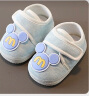 布苒猫春秋季0-1岁男女宝宝学步鞋3-6-12个月婴儿步前鞋新生儿宝宝鞋 单鞋纯色米奇蓝色（牛筋底） 内长11.5cm （6-9个月） 晒单实拍图