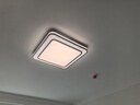 雷士（NVC）LED全光谱护眼吸顶灯大尺寸客厅卧室书房儿童RG0防蓝光灯具 晶宏 【四室两厅-6灯】搭RA97风扇 实拍图