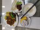 国涛骨瓷月牙杯过滤茶杯绿茶杯家用水杯泡茶杯陶瓷金边办公杯定制logo 金边月牙杯（简装） 350ml 实拍图