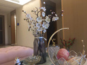 凉笙 仿真花梅花客厅腊梅套装假花家居摆件书房装饰盆栽花艺套装 5支-白色梅花(不含花瓶) 实拍图