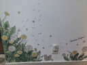 欧仕图（OUSHITU）墙贴自粘 ins文艺植物墙壁装饰贴画温馨客厅卧室贴纸玄关玻璃墙纸 文艺植物吊篮 晒单实拍图
