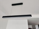 雷士（NVC）一字餐厅吊灯智能高显指吸顶吊灯现代简约长条餐桌灯灯饰灯具亦云 黑色36瓦1米高显 推荐1.2米及以上长桌 晒单实拍图
