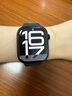 Apple/苹果 Watch Series 10 智能手表GPS款46毫米亮黑色铝金属表壳黑色运动型表带M/L MX273CH/B 实拍图
