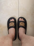 安尚芬夏凉拖鞋男时尚户外穿运动居家舒适浴室防臭防滑软底拖鞋女情侣鞋 黑色（卡通熊） 44-45 【适合43-44】 实拍图
