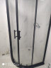 箭牌（ARROW）整体淋浴房玻璃门隔断弧扇形干湿分离浴屏防爆钢化玻璃洗澡间浴屏 800*900高雅黑 -到手价1599 不含蒸汽 实拍图