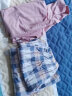 南极人睡衣女士夏季纯棉短袖七分裤宽松简约休闲宿舍夏天可外穿全棉家居服三件套 粉色 XL(建议120-140斤) 晒单实拍图