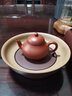 宏中 紫砂壶承干泡台手工养壶托盘茶道具零配件精品干泡茶盘壶垫 《雅风》壶承-原矿紫泥 实拍图