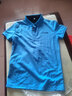 花花公子短袖t恤男夏季男士翻领Polo冰丝衫潮流半袖商务上衣服男装夏装 天蓝黑 M 实拍图