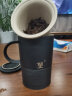 万仟堂（Edenus）陶瓷茶杯 简约办公杯带盖创意水杯送男友茶水分离杯 望杯 晒单实拍图