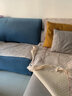 帕布（pabu）沙发套罩全包加厚玉米粒沙发套子全罩布艺皮沙发通用防滑保护罩 西湖蓝 三人（适用190-230cm长度）单件 实拍图