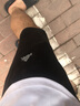 匹克（PEAK）跑步运动套装男夏季速干衣健身服羽毛球服短袖短裤篮球服两件套 白/黑-【短袖套装42021】无拉链 L/175 实拍图