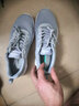 安踏运动鞋男鞋子男士秋冬季款皮网面拼接软底轻便减震跑步训练徒步鞋 【轻质皮面】安踏白/淡灰-4 40 实拍图
