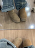 UGG美版雪地靴休闲经典迷你短靴舒适短筒靴 1116109 1116109女款SAND-沙栗色 36 实拍图