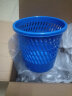 齐心（COMIX）直径25.5cm耐用经济型圆纸篓/清洁桶/垃圾桶 蓝色 办公文具 L202 实拍图