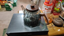 全度蒸煮两用一体茶壶耐高温加厚玻璃茶壶电陶炉煮茶大容量烧水壶 艾玛诗电陶炉+木盖八宝壶1000ml 实拍图