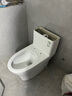 九牧（JOMOO）大冲力静音缓降家用卫生间易洁防臭节水马桶虹吸式釉面洁具座便器 【双旋大管径】 11368   305坑距 实拍图