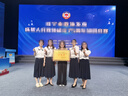 尚都比拉洋气减龄春秋学院风a字裙半身裙职业气质显瘦百褶裙 深蓝色 S  实拍图