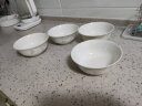 乐享 米饭碗汤碗大面碗陶瓷餐具套装碗具 面碗4件装空谷幽兰 晒单实拍图