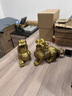 易水阁貔貅摆件镇宅招财黄铜貔貅一对店铺开业办公室家居客厅工艺品 金钱貔貅-小号单只左 实拍图