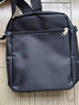 QUEEN TRIP新款男包竖款单肩包情人节防水耐磨小背包多口袋男士做生意收钱包 黑色 实拍图