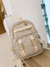 viney书包小学生ins风韩版高中大学生背包儿童书包初中双肩包电脑包高颜值大容量时尚潮流户外出游旅行包轻便日系4-6年级简约休闲可爱 实拍图