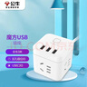 公牛（BULL） 魔方智能USB插座 插座/智能USB插座/插排/插线板 3位+3USB【总控3米】白色-U303U 实拍图