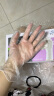 英科医疗一次性手套食品级餐饮洗碗厨房美容家务清洁透明防水PVC手套小码 实拍图