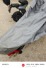 雨航（YUHANG）电动车雨衣雨披单人骑行电瓶自行车成人一体便携雨衣 灰色 实拍图