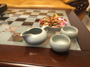 汝道（RUDAO） 汝窑整套功夫茶具套装家用开片汝瓷鎏银茶具复古陶瓷茶器纯银金福茶壶茶杯盖碗整套礼品 汝窑-梨型壶11入礼盒装 实拍图