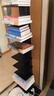 唐辑隐形书架落地简易铁艺置物架转角立式夹缝书本收纳架子 黑色10层 实拍图