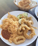甜雅静仿瓷密胺盘子商用餐具圆形塑料碟子圆盘火锅菜盘白色快餐自助餐盘 浅盘 10英寸 实拍图