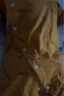 Aengbay昂贝 婴儿连体衣夏装宝宝衣服短袖幼儿纯棉薄款哈衣新生儿睡衣 黄色飞机 73cm 实拍图
