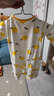 婧麒婴儿连体衣夏装新生男女宝宝夏季衣服纯棉薄款空调服爬服夏天 橘子 73cm 实拍图