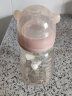 小土豆（potato）婴儿ppsu宽口径带手柄重力球吸管奶瓶配L号4个月以上300ml妃桃粉 实拍图