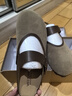 西遇包头半拖鞋女2025春季新款日系复古棕色懒人平底穆勒鞋勃肯鞋 卡色 37 实拍图
