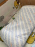 良良（liangliang）婴儿枕头0-3岁宝宝定型枕纠正护型2-6岁儿童枕头抑菌防螨四季适用 2-6岁 时光蓝 双纯苎麻款 实拍图