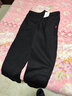 季骆森运动裤男春秋季纯色针织棉质潮流束脚休闲长裤男士卫宽松健身跑步 黑色拉链款【加绒加厚】 2XL 【建议135-155斤】 实拍图