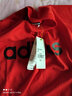 阿迪达斯（adidas）卫衣男装 25秋季新款运动服针织棉质圆领上衣跑步休闲透气套头衫 JE6373/宝石红/亲肤舒适 L 码 实拍图