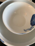 景德镇（jdz）高温釉下彩餐具手绘青花陶瓷饭碗散件家用陶瓷单个吃饭碗盘碟大面 团圆圆-面碗 晒单实拍图
