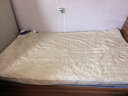 罗兰家纺 100%纯羊毛床褥垫保暖全棉褥子双人冬季学生宿舍单人防滑床垫 纯羊毛长毛绑带款 120cm*200cm 实拍图