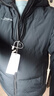 雪中飞男士羽绒服冬季新款加厚防寒服休闲时尚保暖百搭外套连帽羽绒衣男 黑色|8056 M (170) 实拍图