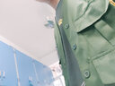 牵魅工装马甲男春夏季美式复古多口袋工装马甲潮男运动机能无袖背心机能多口袋马甲外套 军绿色 2XL 实拍图