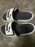 彪马（PUMA）黑白透气魔术贴拖鞋男女家居外穿休闲凉鞋ROYALCAT372280 白-黑色-02 40.5 实拍图